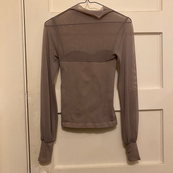 Free People Mesh Turtleneck - Picture 2 of 3